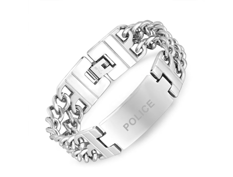 Pulseira Grossa Em Aço Titânio, Acessórios De Moda Estilo Policial Para Homem. Ciel Bleu