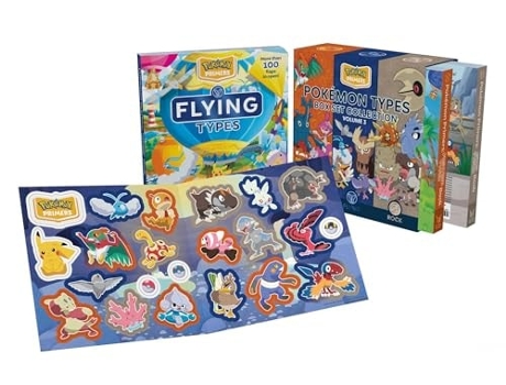Livro Pokemon Primers Type Box Set Collection, Volume 3 de Pikachu Press (Inglês)