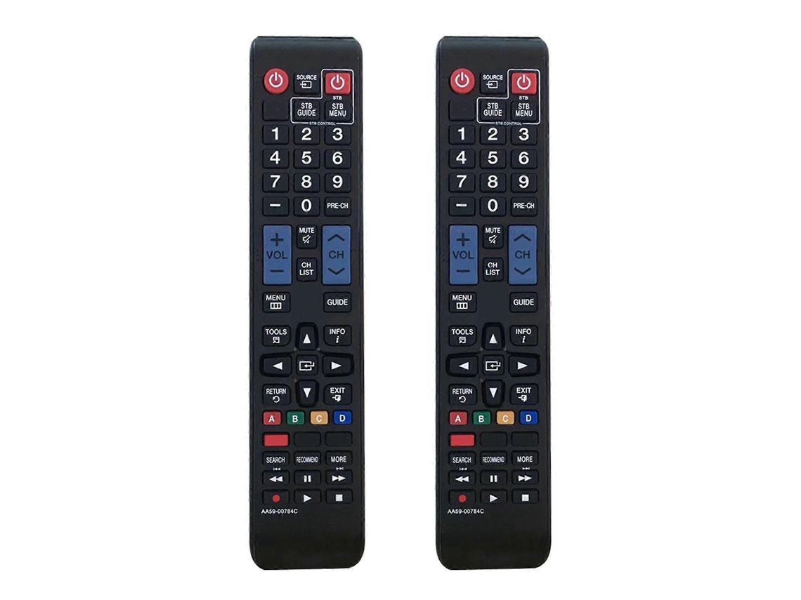 2 Controles Remotos Universais De Substituição Para Smart Tvs, Compatíveis Com Samsung Tvs Aa59-00784c, Aa59-00784a E Aa59-0784b._glo