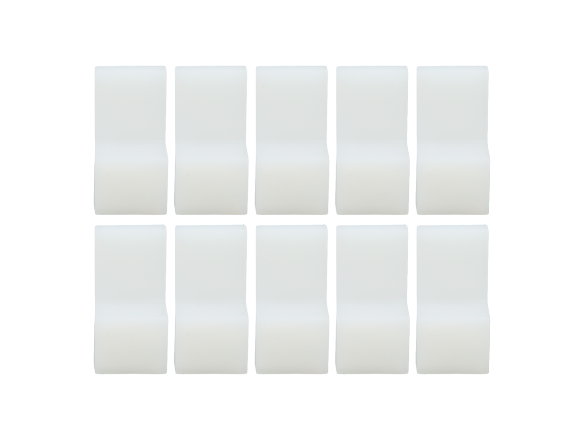 Mali 10 Protetores de Canto H em Silicone 2.5x2.5x4.7cm Transparentes para Bebê Segurança Móveis
