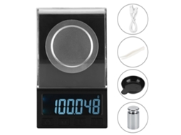 Balança Digital Eletrônica Mini Lcd Para Cozinha, Alimentos E Joias, 100g, Precisão De 0,001g. Aquaforge