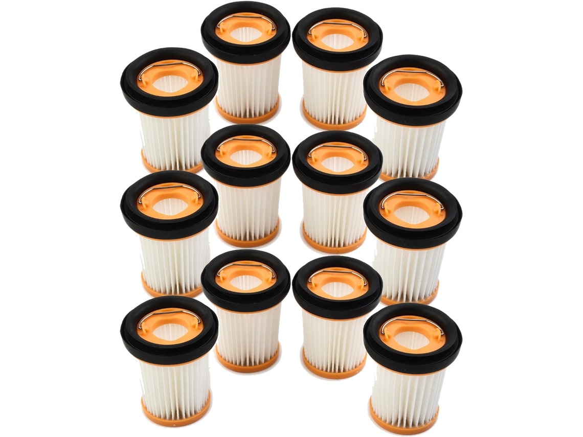 Pacote Com 12 Filtros De Mão De Reposição Para Aspirador Shark Ion