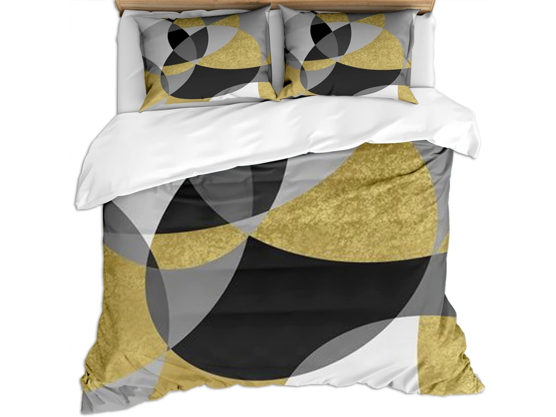 Capa de Edredom com 2 Fronhas 65x65cm em MICROFIBRA 200x200cm MAISON EXCLUSIVE