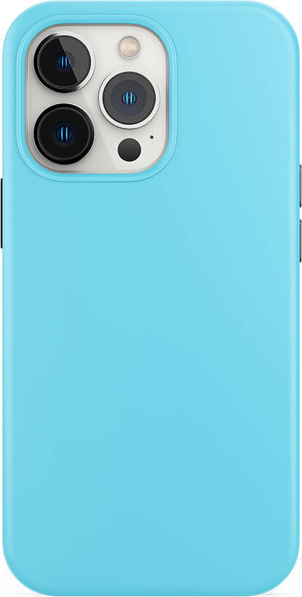 Capa JUST IN CASE Monocolor iPhone 15 Pro Max (Celeste)