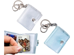 Conjunto Com 2 Álbuns Pequenos De Inserção Para Fotos De 2 Polegadas