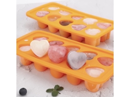 Forma De Gelo Com Tampa Silicone, Empilhável, Livre De Bpa, Para Chocolate, Cocktails, Café Gelado, Whisky E Sumos Laranja Hexinyigjly