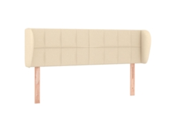 Headboard, Headboards Vidaxl Creme Tecido (147 X 23 X 78/88 Cm)