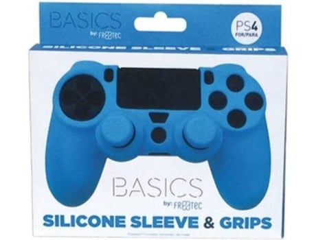FR-TEC Capa de Silicone + Grips Blue para PS4