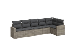 Garden Sofa Set, Garden Sofa Sets Vidaxl Cinzeto Rattan / Vime (n/a)