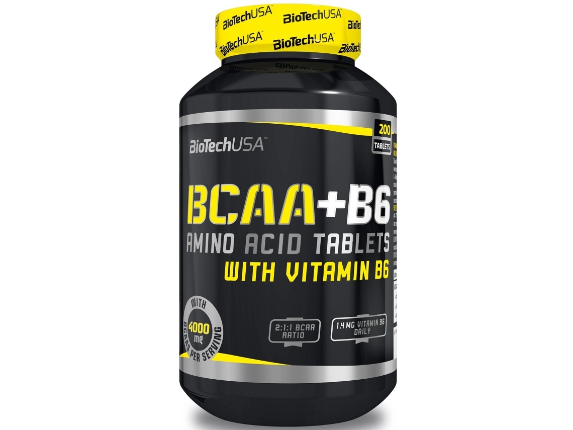 Bcaa B6 200 Comprimidos BIOTECHUSA