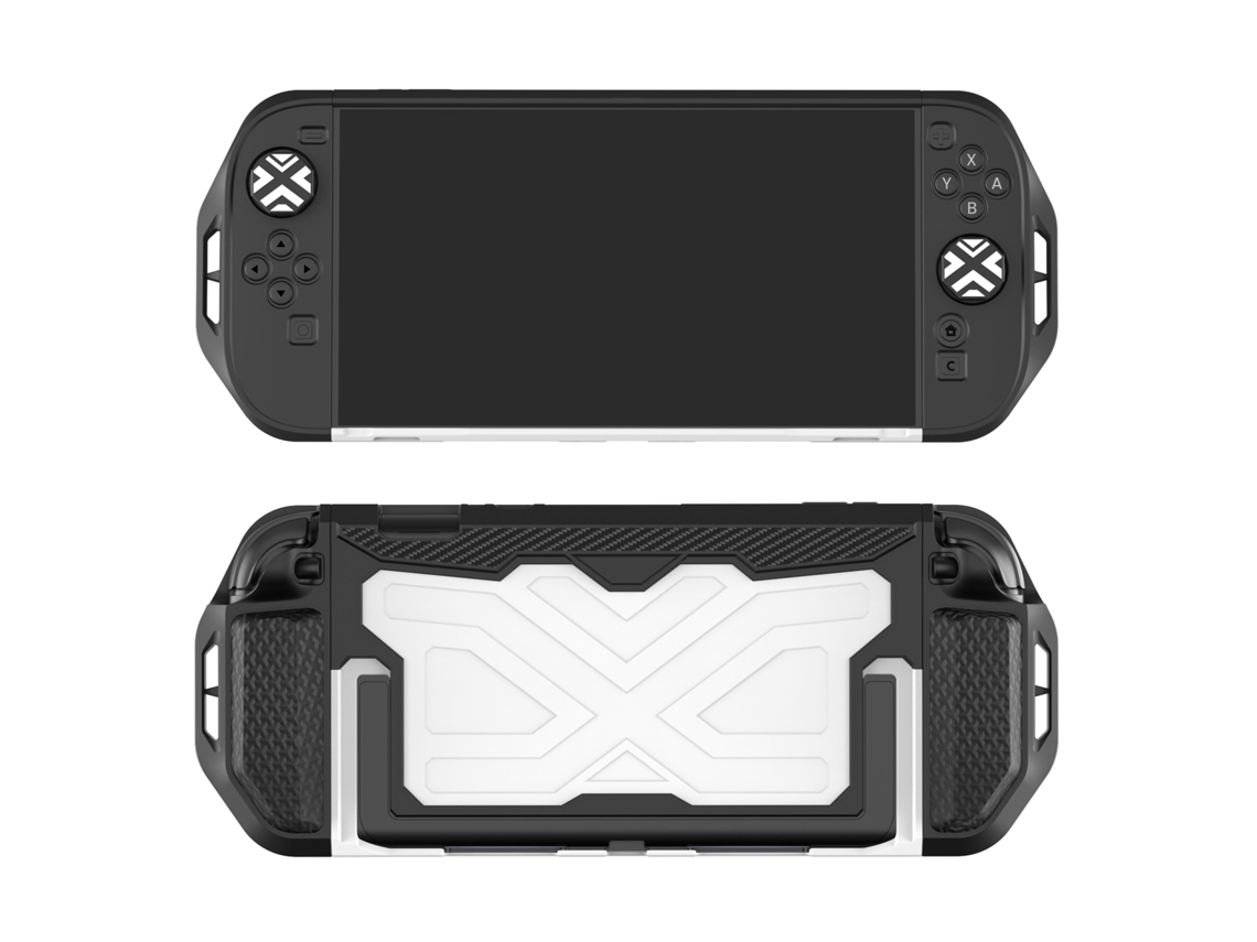 Capa para Consola Nintendo Switch 2 HENTEN HOME Branco Inclui 1 Par de Capas para Joystick