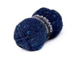 Novelo De Lã Cascade Tweed 27 Azul Plassard
