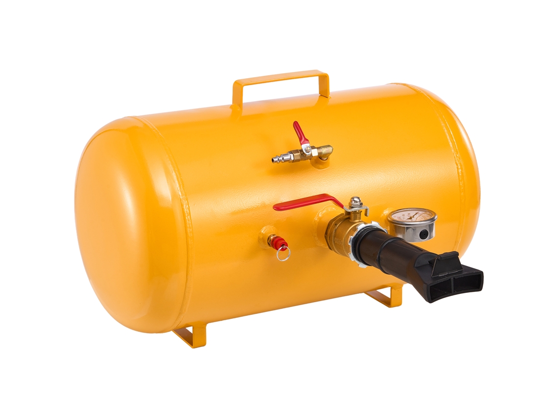 Desmontador de Pneus, 37,9 L, Pressão Trabalho 0,6 0,8 Mpa, Bomba Ar para Camionetes, Veículos Todo Terreno, Jeep, Tratores, Caminhões Utv, Amarelo