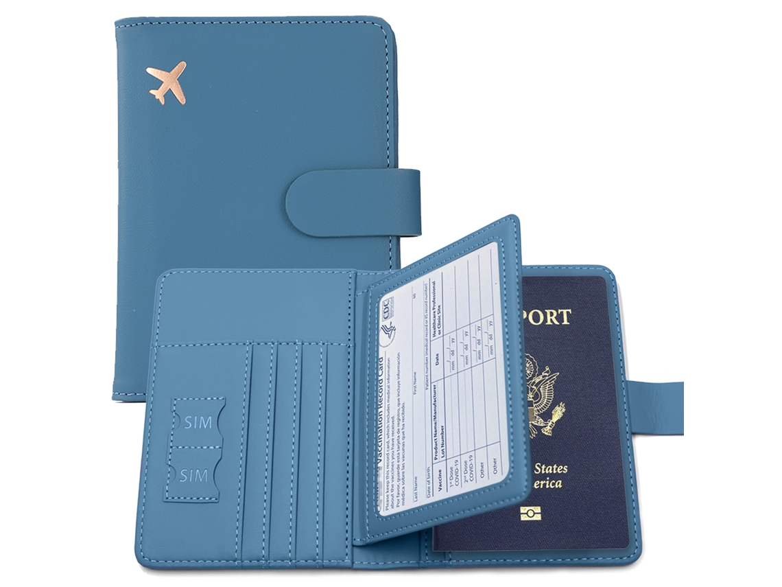 Porta-passaporte Com Compartimentos Para Cartões, Capa De Passaporte CHARMosa Para Mulheres/homens