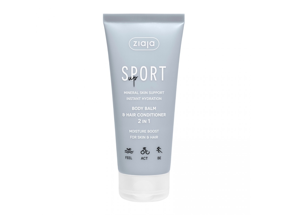 Bálsamo Corporal e Capilar Sport 2 em 1 200ml ZIAJA