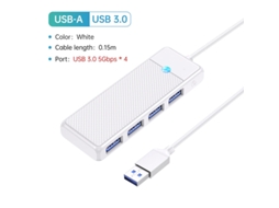 Yizhood Usb Hub 3.0 4 Portas Splitter Usb Hub Adaptador Ultra Slim Otg Adaptador Branco Anchor Station