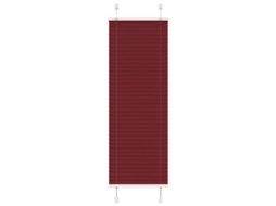 Vidaxl Plissado Cego Bordéus Vermelho 40x100 Cm Largura Tecido 39,4 Cm