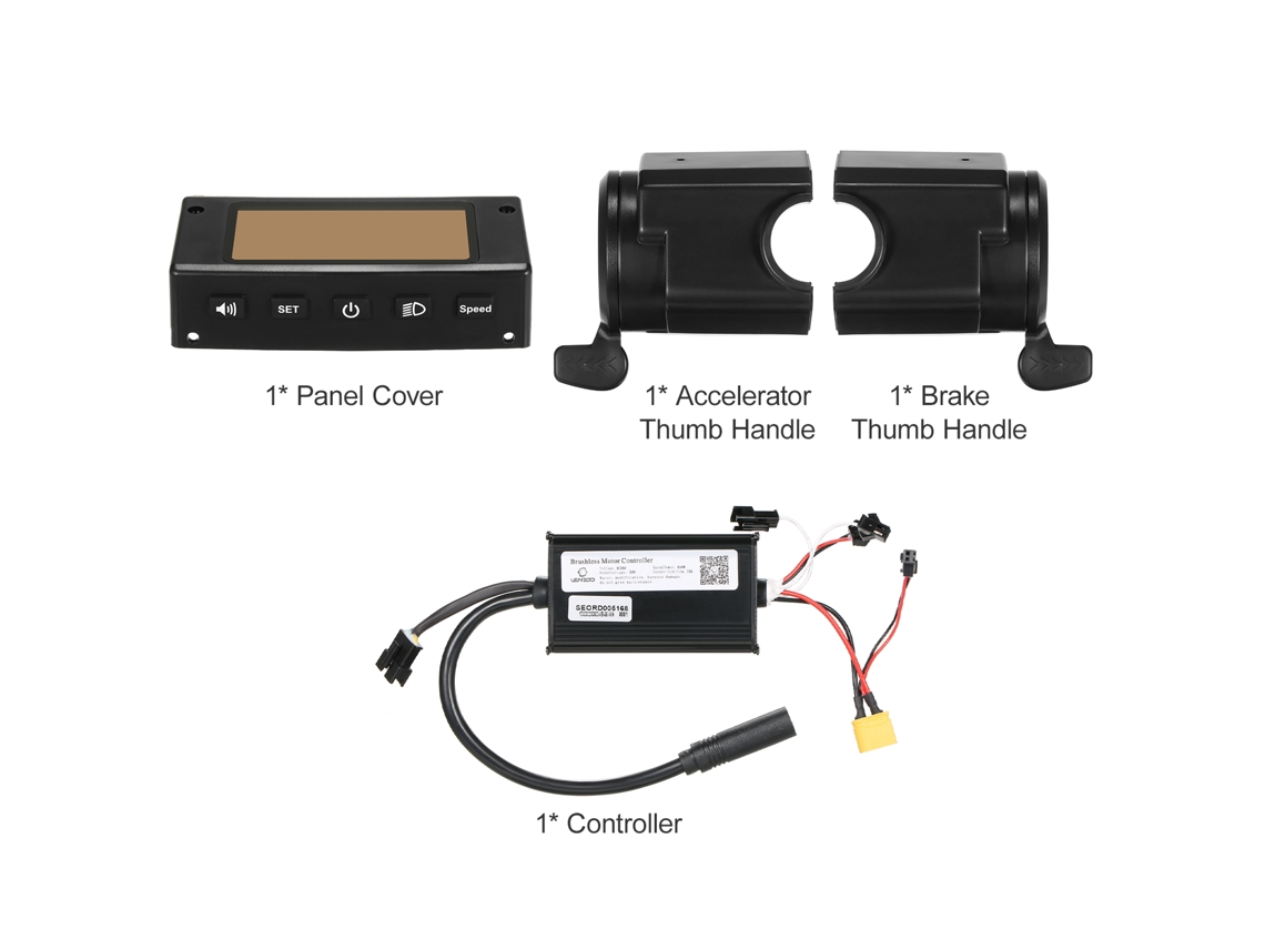 Controlador De Motor Sem Escova 36v Com Painel De Display E Manetes Para Scooter Elétrico Kugoo S1/s2/s3 Etwow 8 Polegadas