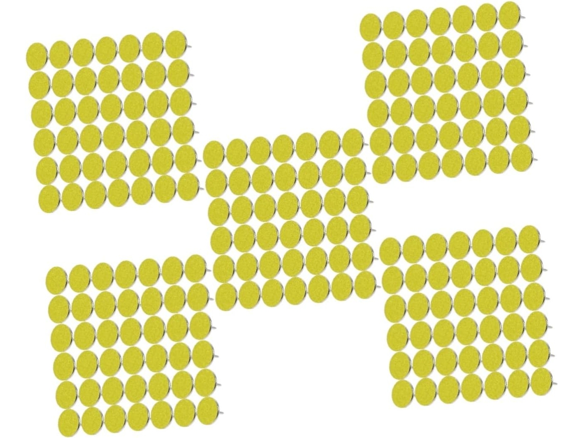 Conjunto De 5 Tachas Refletivas Para Sinalização, Nylon E Aço