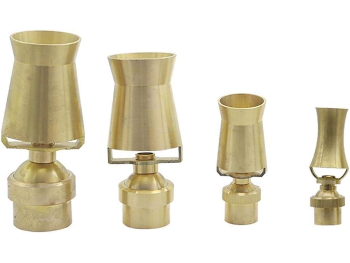 Aspersor de Latão para Irrigação Jardim com Bolhas Ar, 1,9 Cm, 2,5 3,8 5,1 Cm Mangueira É a Escolha Ideal