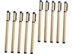 Conjunto De 10 Canetas Em Gel Ciieeo Com Capas Papel Kraft,