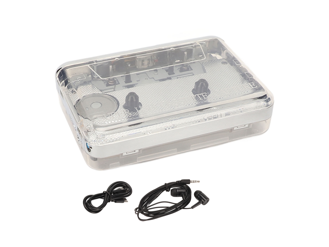 Conversor de Cassette para Mp3 Portátil Player Usb Estéreo com Shell Transparente Ton010