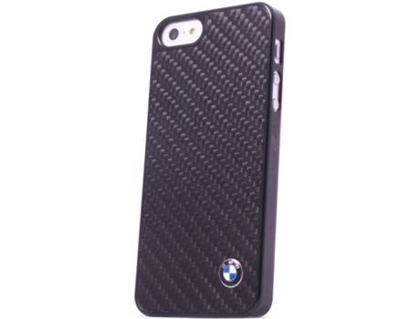 Capa BMW Fibra de Carbono iPhone 5, 5s, SE Preto — Compatibilidade: iPhone 5, 5s, SE