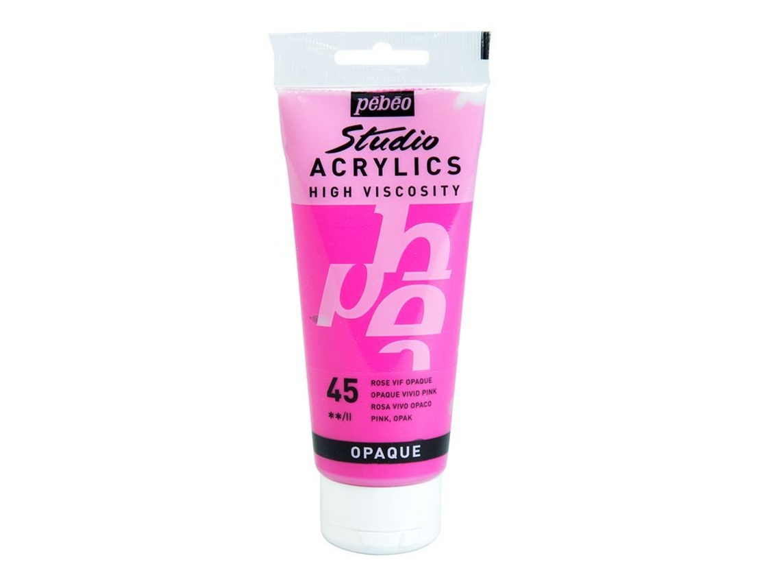 Tinta Acrílica PÉBÉO (Opaca - Rosa Brilhante - 100ml)