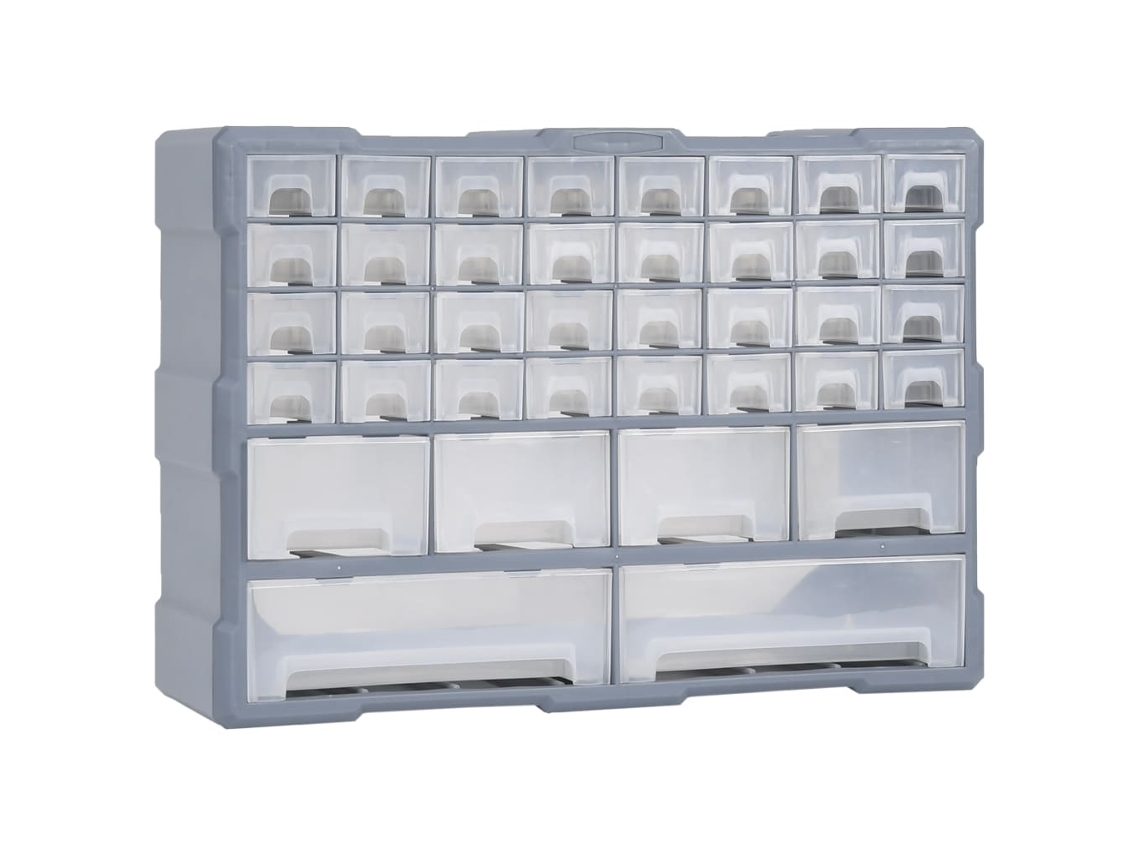 Vidaxl Caixa Organizadora Com 38 Gavetas 52x16x37,5 Cm