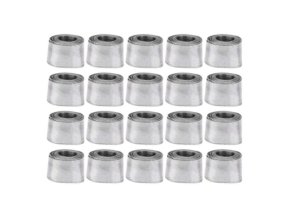20 Rolos de Chumbos de Pesca com Fita Clip