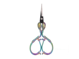 Tijeras De Costura E Bordado De Aço Inoxidável Pequenas Precisas Para Detalhes Arte Tejido Manual Ferramenta Cor Ti