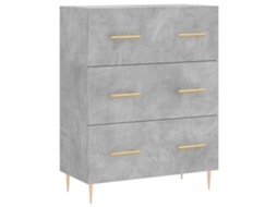 Sideboard, Sideboards Vidaxl Cinzeto Madeira Processada (n/a)