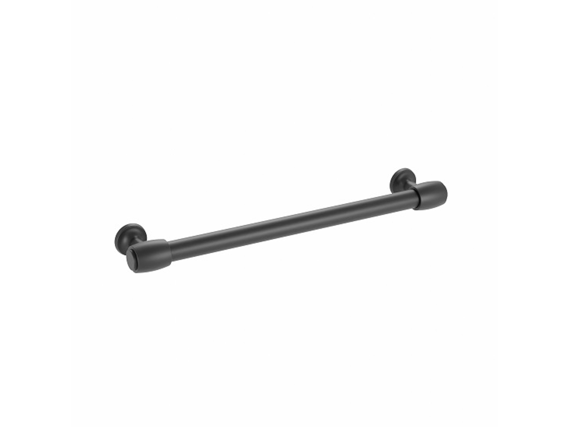 Conjunto de 25 Puxadores para Móveis em Zamac com 224mm de Verniz Preto Mate HARDWAREXCHANGE