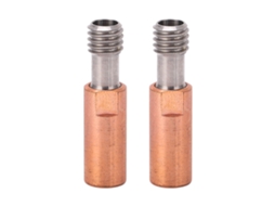 Bocal Gola Bimetálica Titânio Cobre Para Impressora 3d Ender 3 V2 Pro Hotend 4.1mm 2 Peças