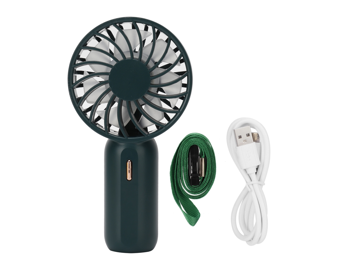 Ventilador Portátil Usb com Velocidade Ajustável Verde