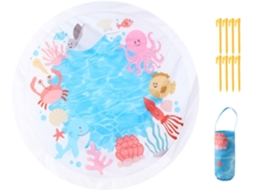 Tapete de Praia Infantil Dobrável 2 em 1 com Desenhos Animados Manta de Praia para Meninas, Jardim de Infância, CHABERLU