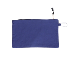 Bolsa De Ferramentas Com Zíper Multipropósito De Lona Impermeável Portátil Com Mosquete Azul Para Armazenamento