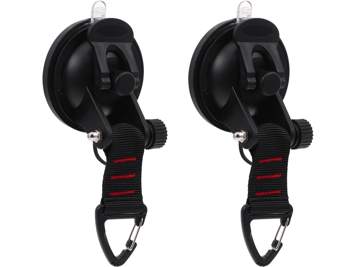 Holibanna Conjunto De 2 Âncoras Ventosa Para Uso Externo Com Ganchos Pranchas Stand Up Paddle E Viagens, Material Abs +