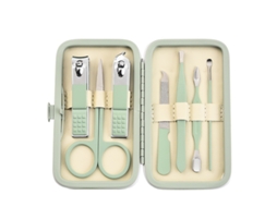 Lurelia Kit De Manicure E Pedicure 7 Peças, Para Unhas Grossas, Para Idosos, Antiderrapante, Portátil, Com Estojo, Para Cuidados Pessoais