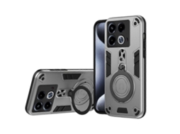 Capa Para Celular Infinix Note 40 4g Com Suporte Giratório De 360 ​​graus Em Metal, Feita Em Pc E Tpu.