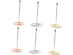 Conjunto de 6 Porta recados Metal Compactos e Portáteis, Duráveis para Uso Frequente, Ideais Escritório Casa.