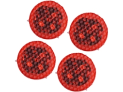Luz De Aviso Segurança Anticolisão Para Porta Carro, Alta Sensibilidade, Led Vermelho, Pvc À Prova D Água, 4 Peças