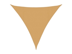 Para Sol Estilo Vela Vidaxl Marrom (4x4x4m)
