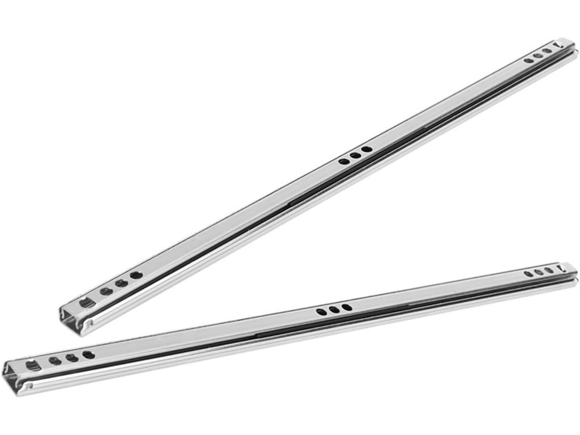 2 Corrediças De Gaveta Com Rolamentos Deslizantes