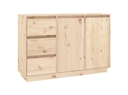 Sideboard, Sideboards Vidaxl Marrom Madeira De Pinho (n/a)