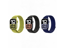 3 Pcs Bracelete Para Apple Watch 42/44/45/46/49mm Cuich