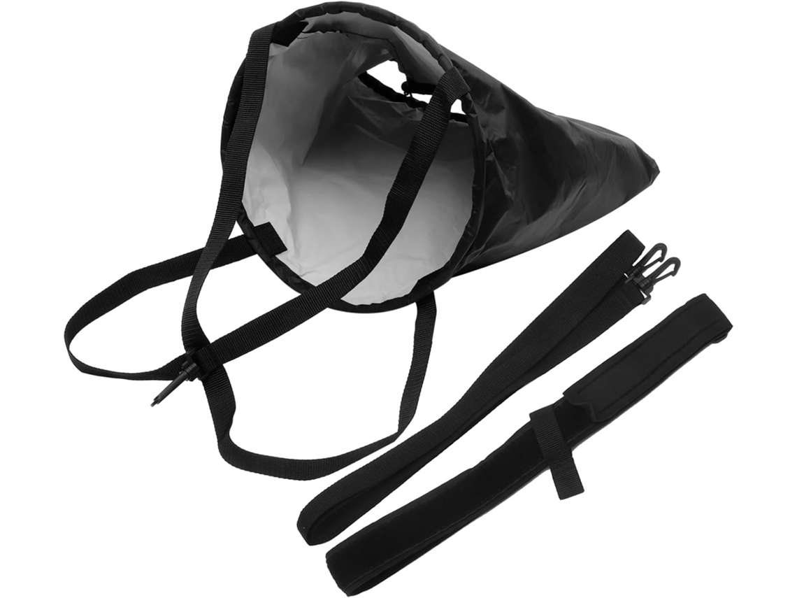 Conjunto De Paraquedas Resistência Para Natação, Com Cinto Neoprene E Fita Tecido Pu, Ideal Treino Pernadas
