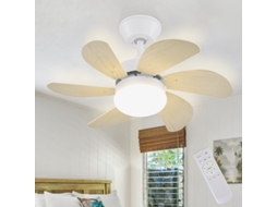 Ventilador de Teto com Luz Led e Controlo Remoto NETTLIFE