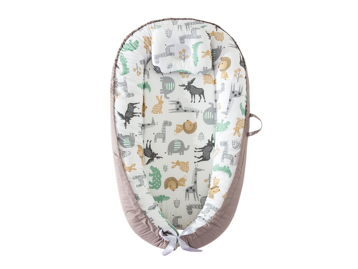 Cama De Bebé Bionta Cama De Leite (lavável 85*55*15cm Animal Borda Cinzento)
