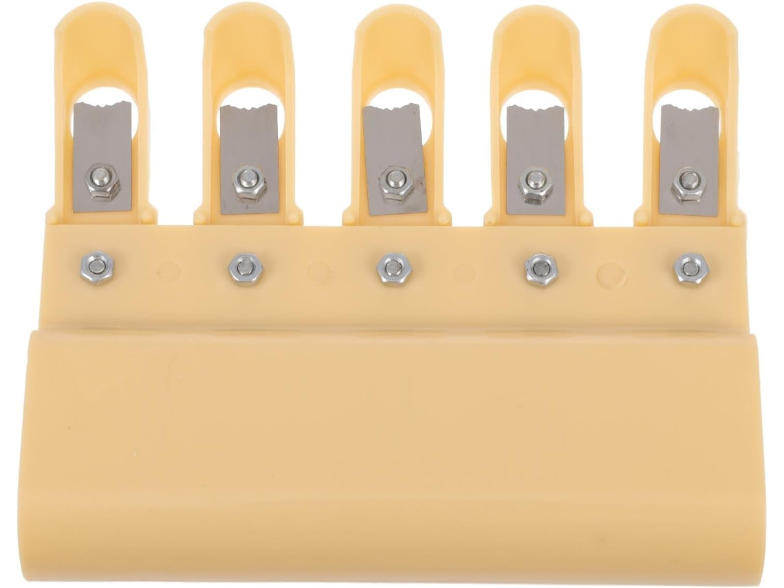 Régua Para Desenho De Notas Musicais Em Quadros Brancos, Régua De Plástico Amarelo Resistente, Tamanho Compacto